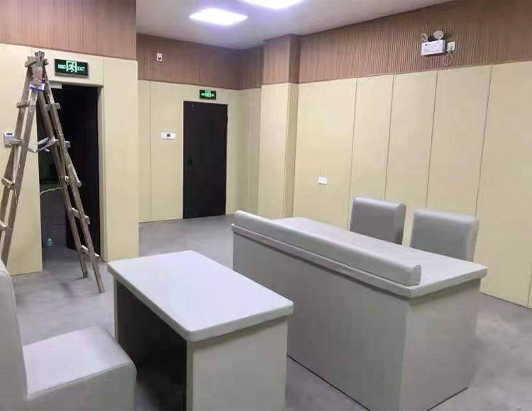 審訊室防撞墻板該如何安裝，廣州星美建材防撞軟包